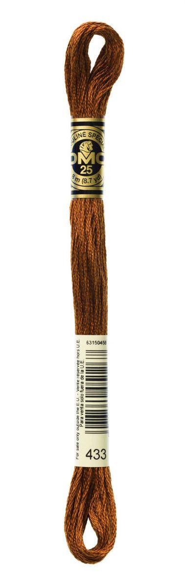 DMC Muline İp 433 Kahverengi 