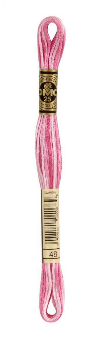 DMC Muline İp 48 Pembe Çok Renkli 