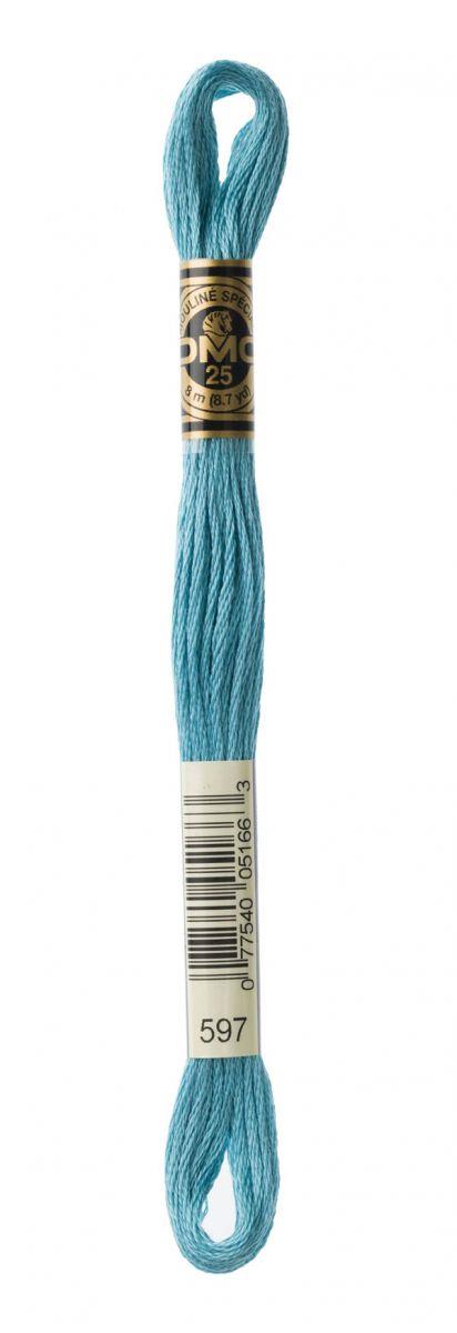 DMC Muline İp 597 Mavi 