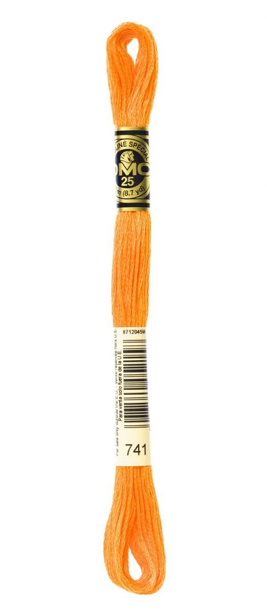 DMC Muline İp 741 Turuncu 