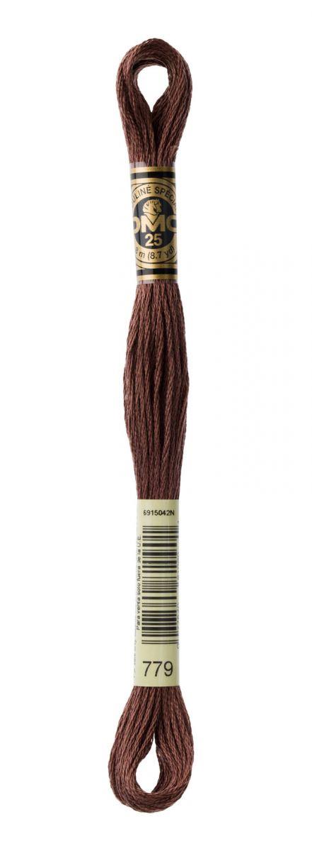 DMC Muline İp 779 Kahverengi 