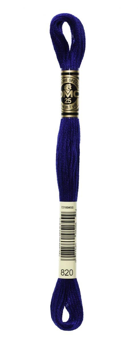 DMC Muline İp 820 Saks Mavi 
