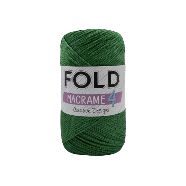 Fold Yarn 4 No Polyester Makrome İp 200gr 3mm 172 Yeşil  - 1 ADET