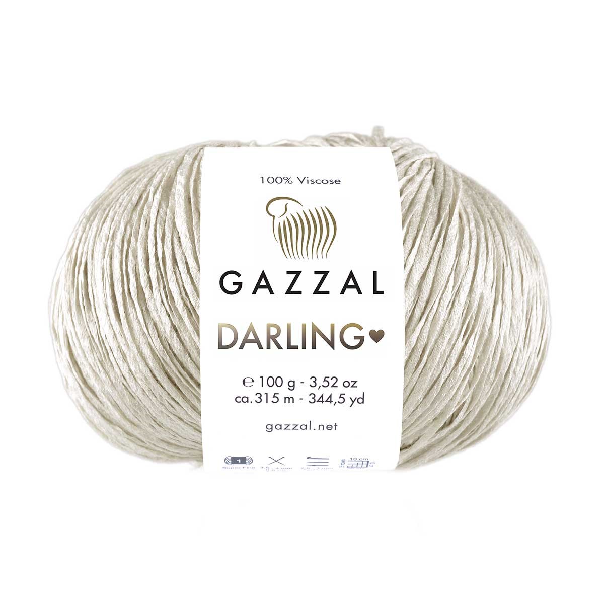 Gazzal Darling El Örgü İpliği 100gr 315mt 561 Bej - 1 ADET