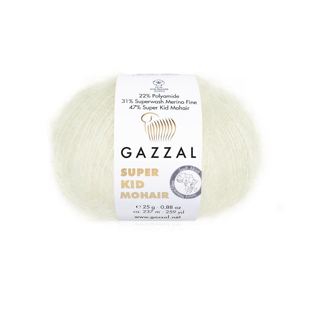 Gazzal Super Kid Mohair 25gr 64414 Krem - 1 ADET