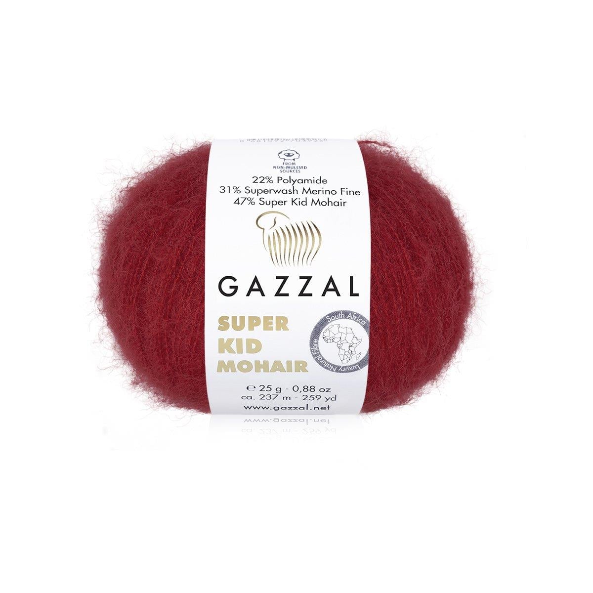 Gazzal Super Kid Mohair 25gr 64416 Kırmızı - 1 ADET