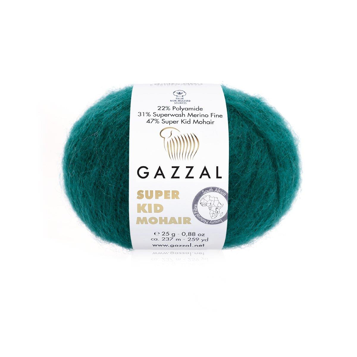 Gazzal Super Kid Mohair 25gr 64418 Petrol Yeşil - 1 ADET