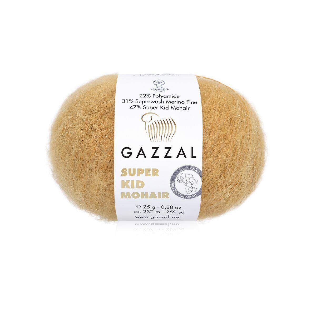 Gazzal Super Kid Mohair 25gr 64423 Deve Tüyü - 1 ADET