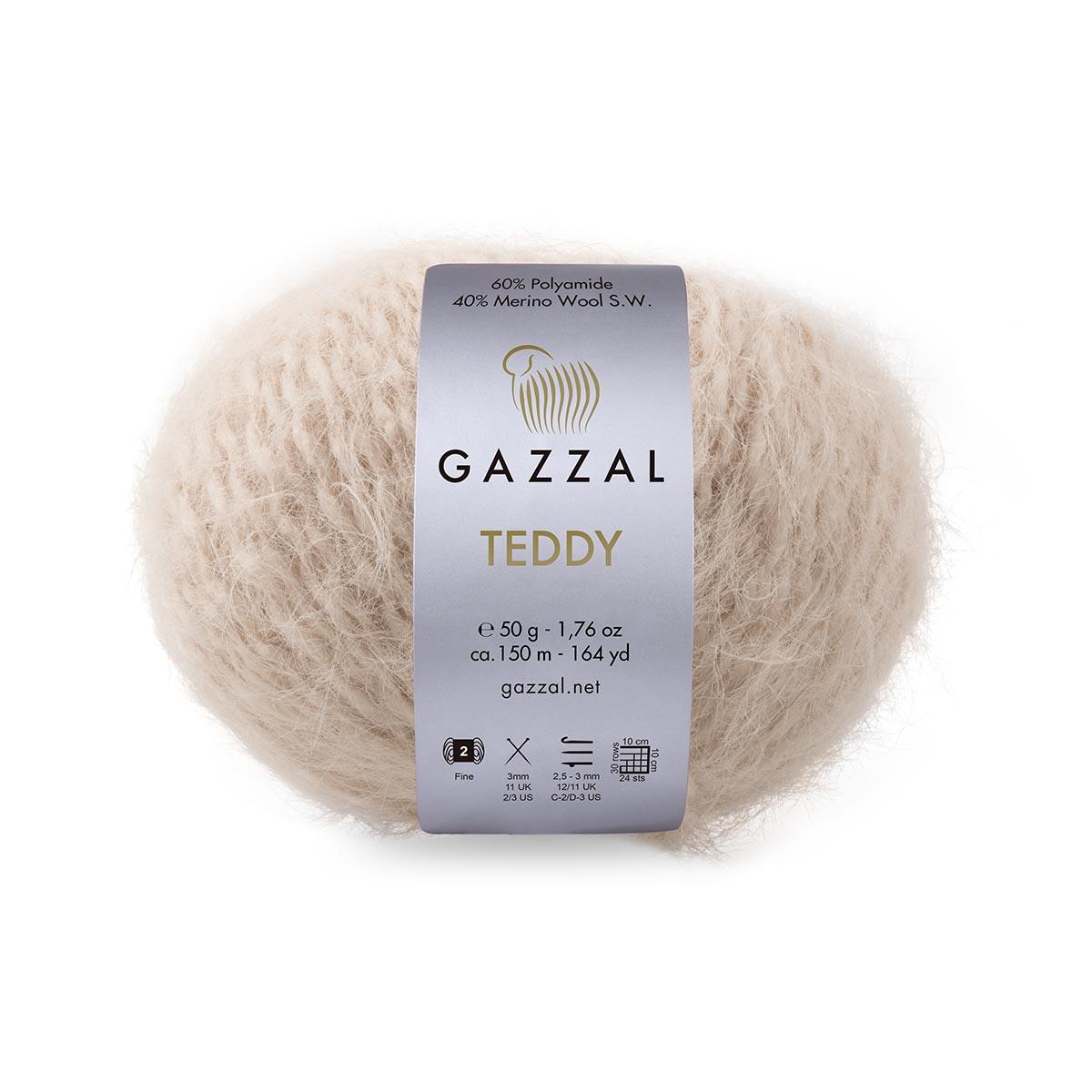 Gazzal Teddy El Örgü İpliği 50gr 6534 Deve Tüyü  - 1 ADET