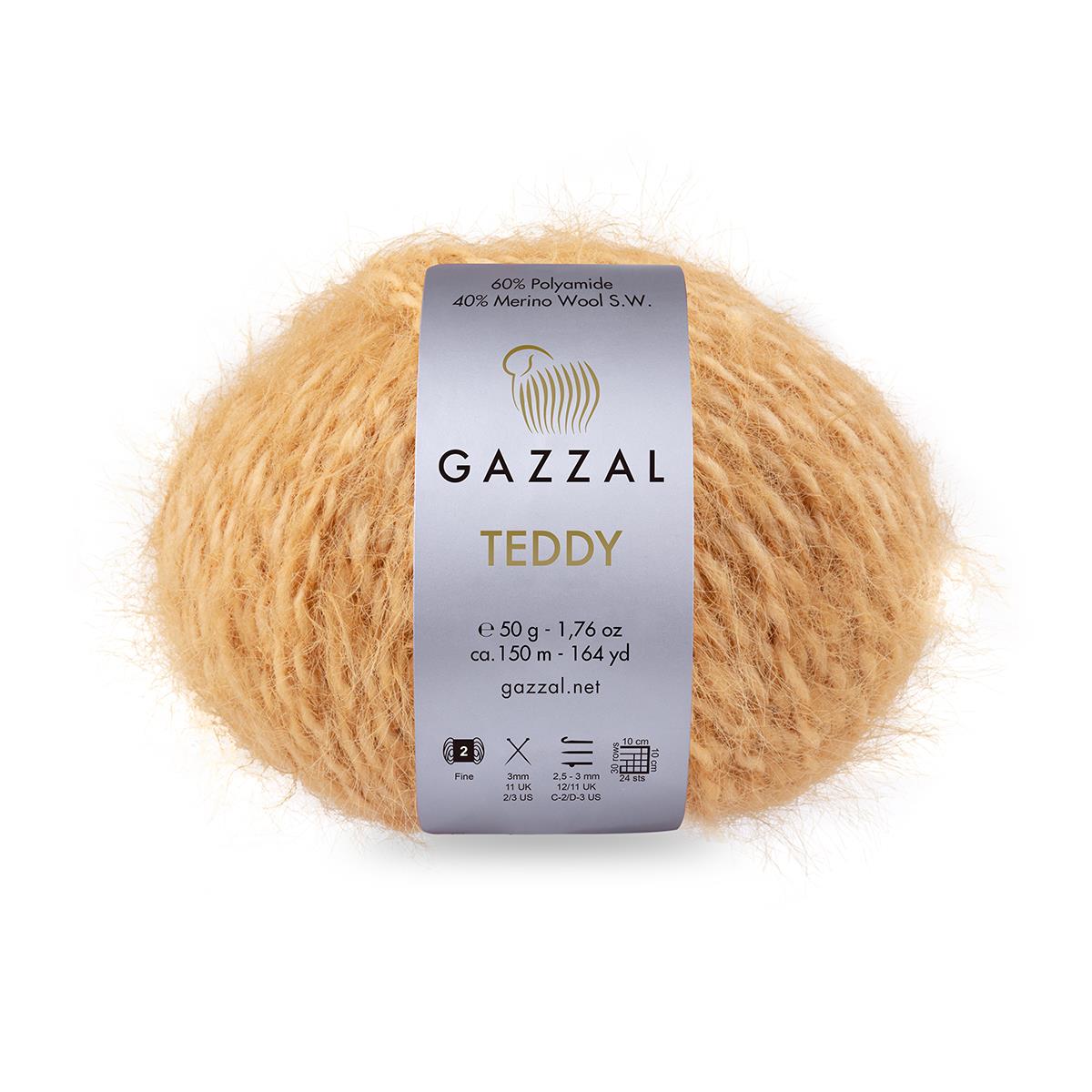 Gazzal Teddy El Örgü İpliği 50gr 6539 Deve Tüyü  - 1 ADET