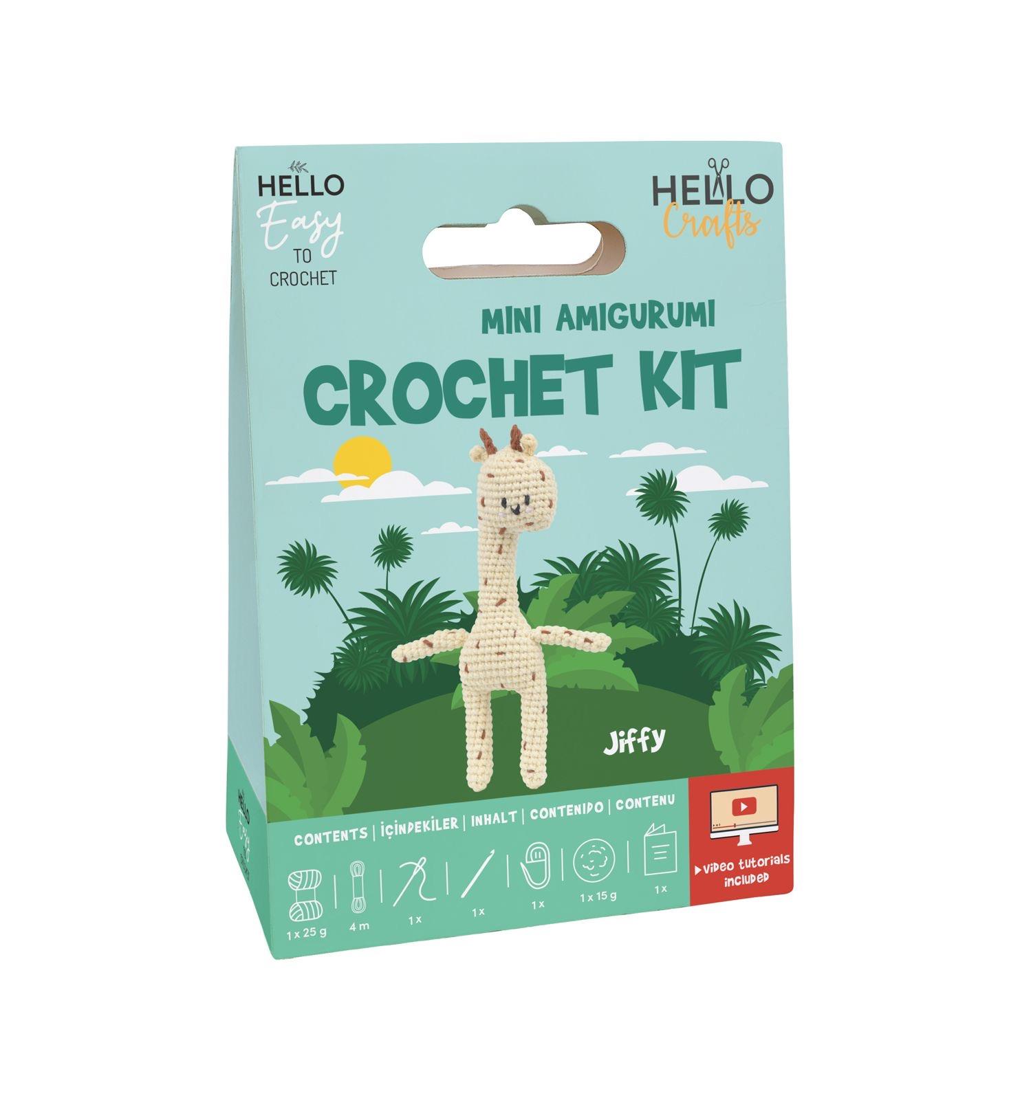 Hello Crafts Tığ İşi Mini Amigurumi Kiti - Jiffy - 1 ADET