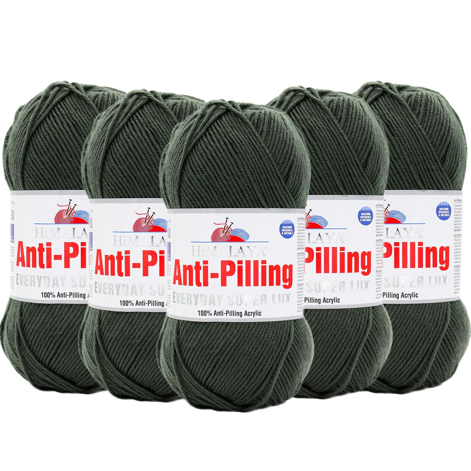 Himalaya Everyday Super Lux Anti Pilling El Örgü İpliği - 73418 Yeşil   5 Adet