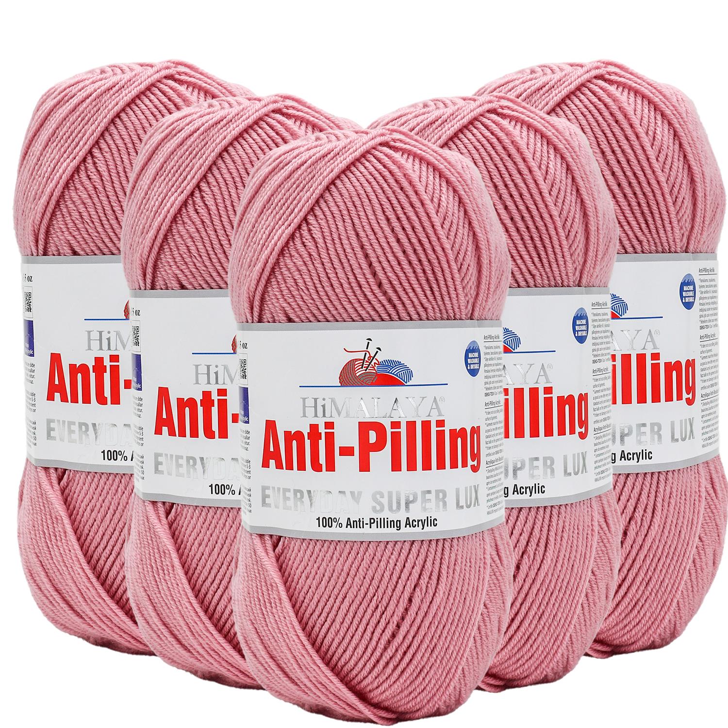 Himalaya Everyday Super Lux Anti Pilling El Örgü İpliği - 73410 Pudra   5 Adet