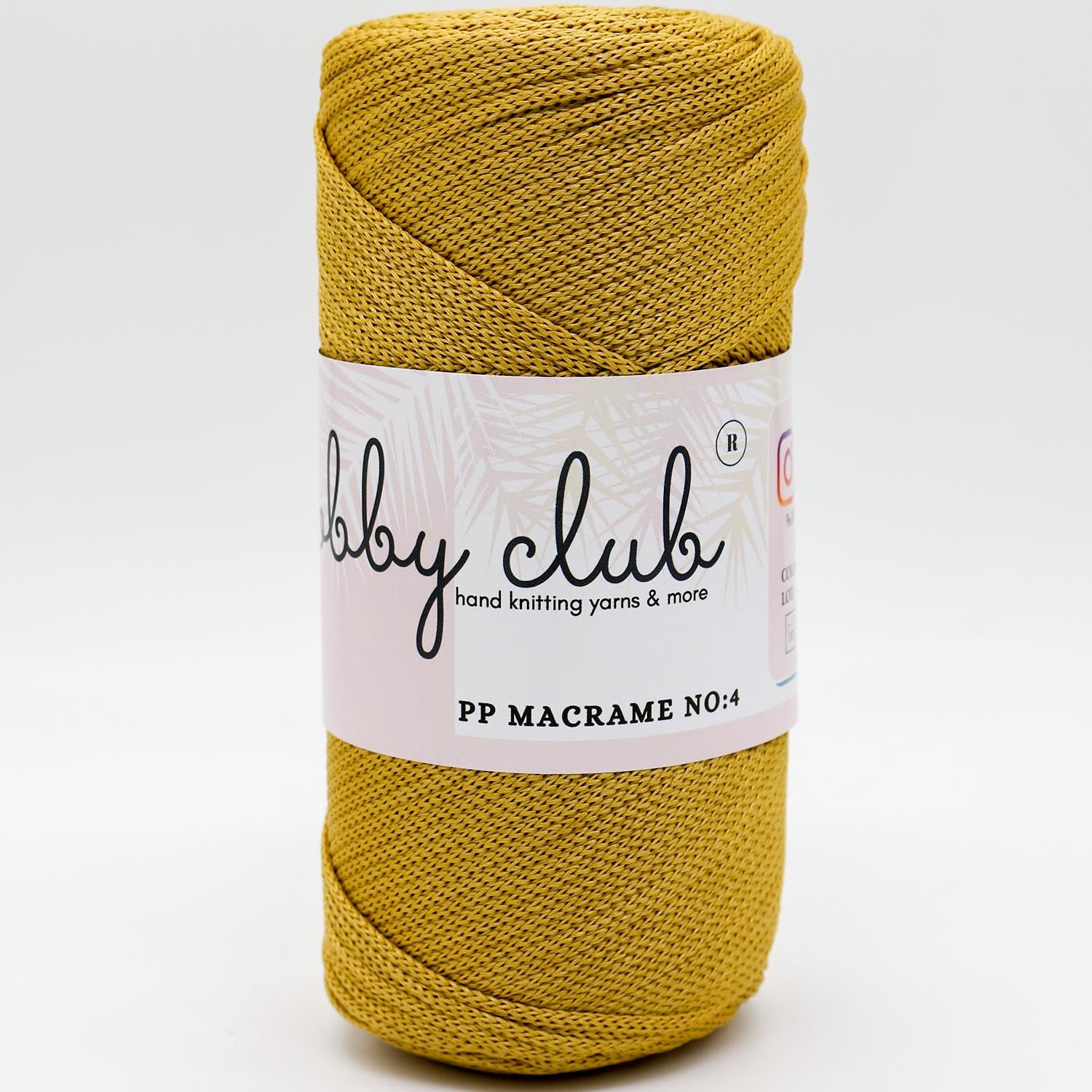 Hobby Clb Polyester Makrome 200gr 3mm 050 Gold