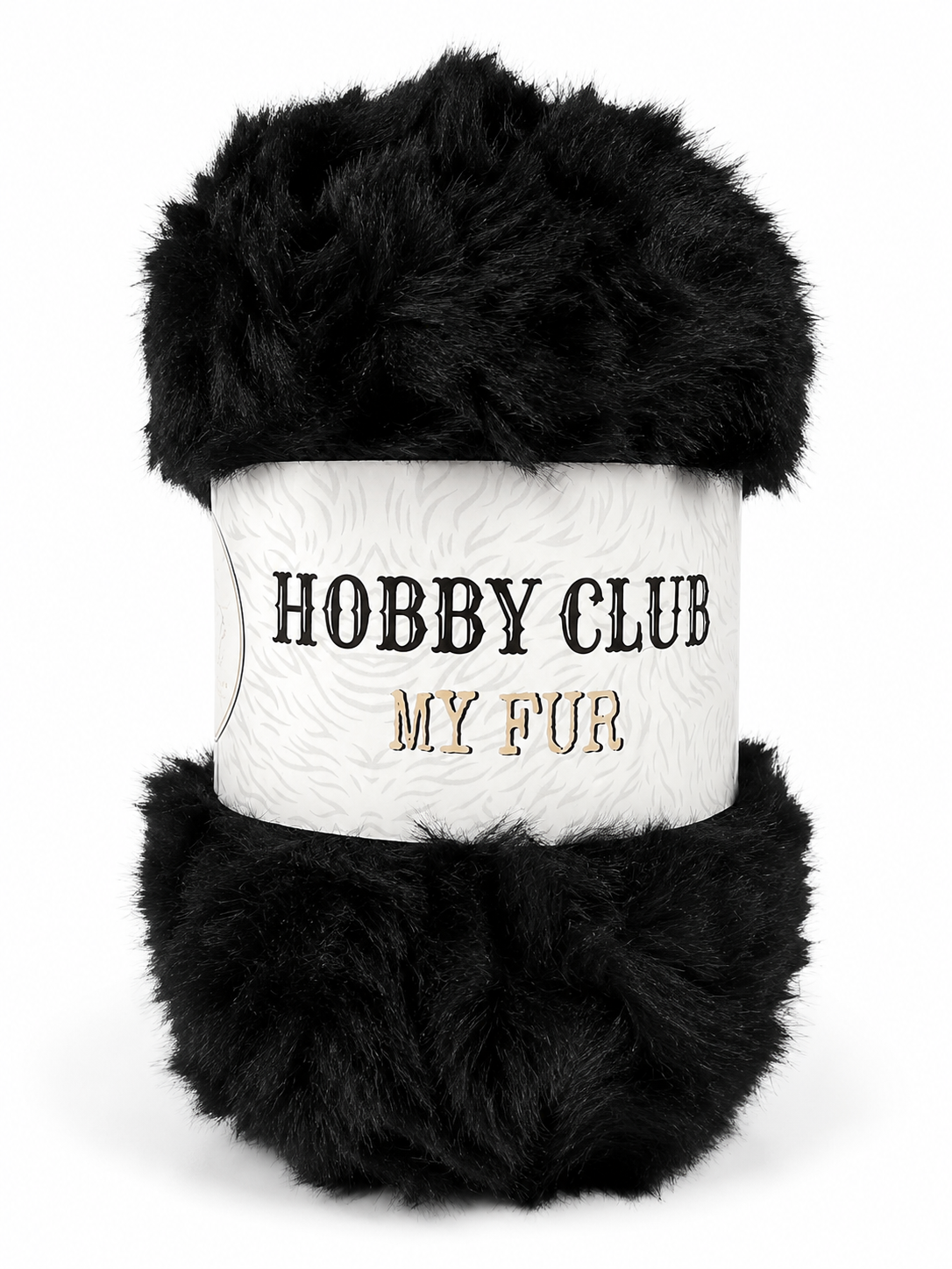 Hobby Club My Fur Tavşan Tüyü El Örgü İpliği Siyah - 1 ADET