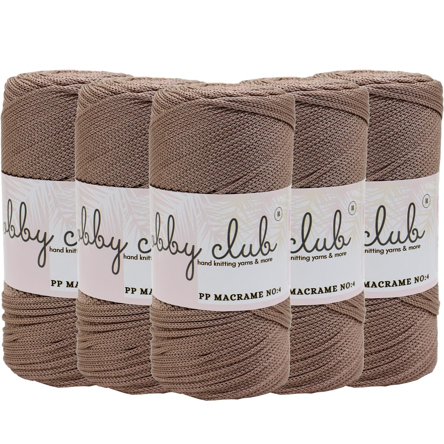 Hobby Club Polyester Makrome 200gr 3mm - 037 Vizon   5 Adet