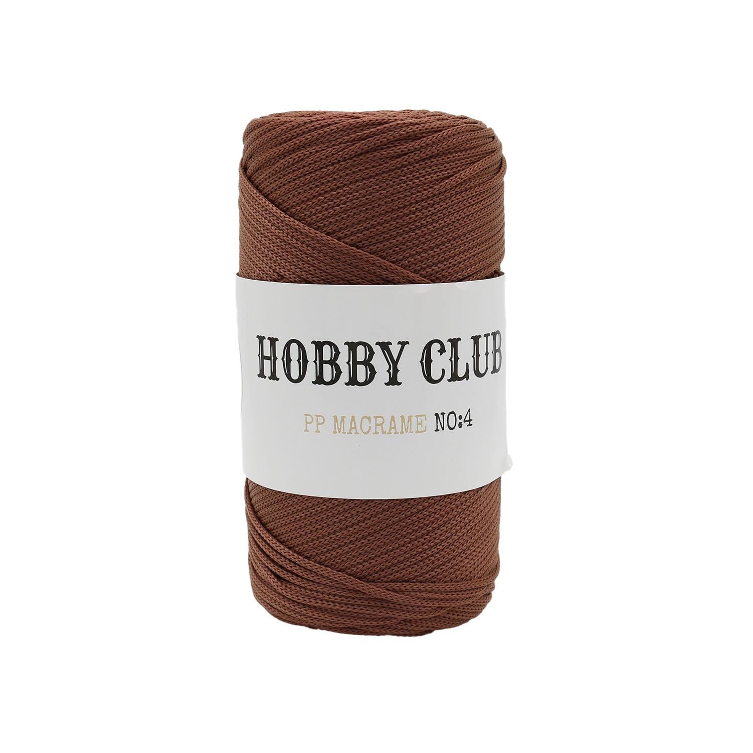 Hobby Club Polyester Makrome 200gr 3mm - 205 Kahverengi - 