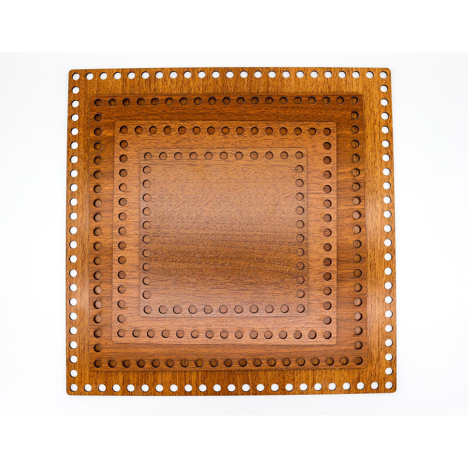 Kare Ahşap Taban 35x35 cm