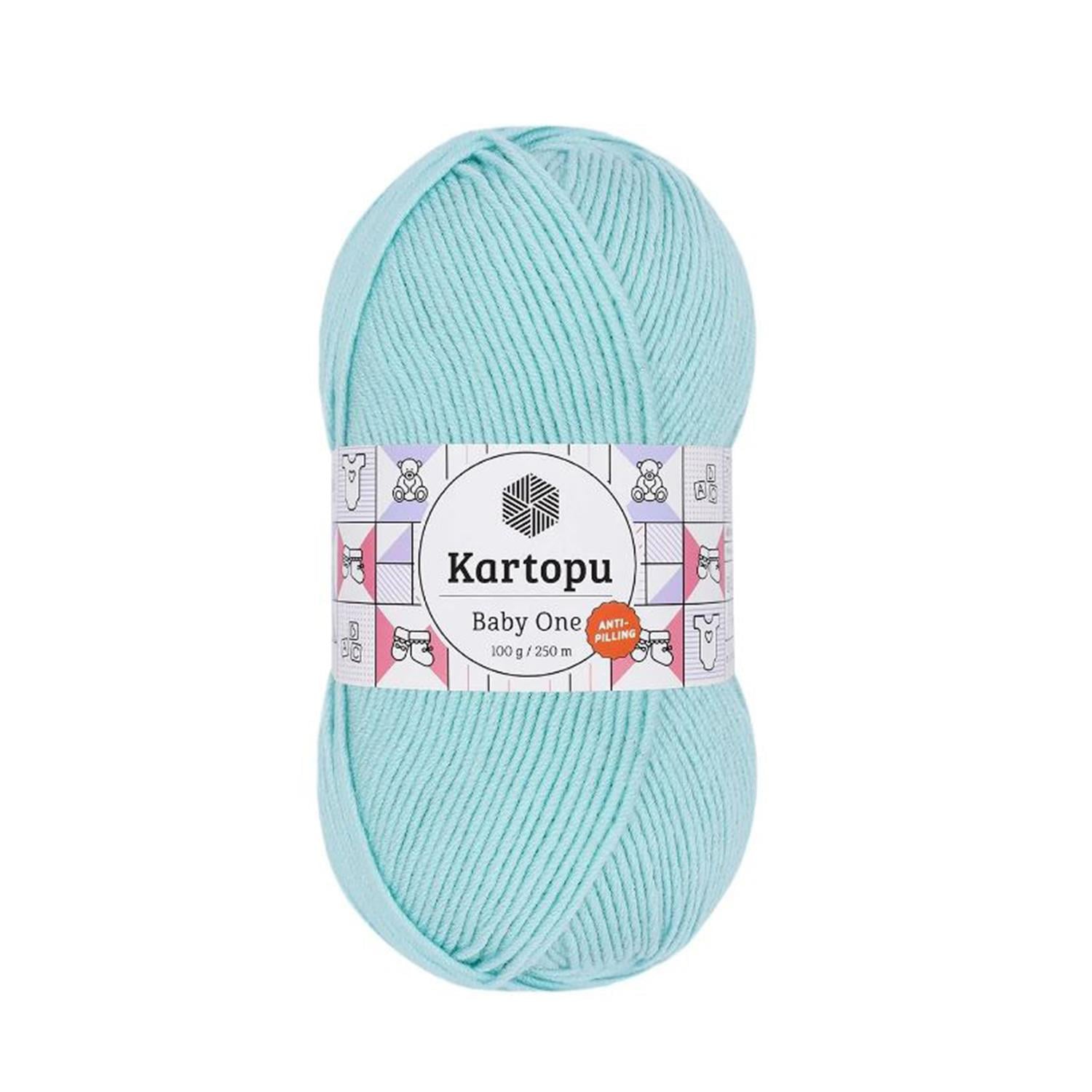 Kartopu Baby One Anti Pilling El Örgü İpliği - K578 Mavi   5 Adet