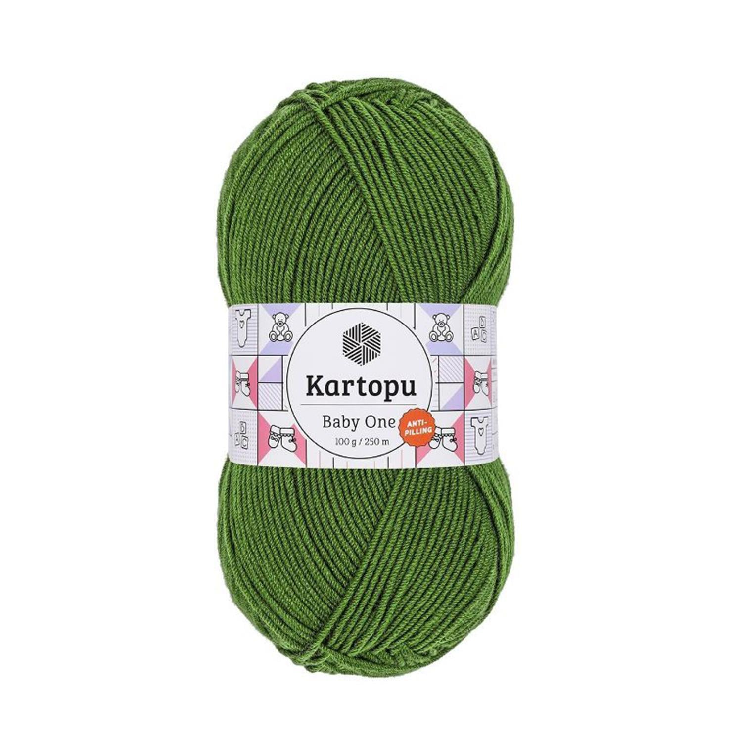 Kartopu Baby One Anti Pilling El Örgü İpliği - K1391 Yeşil.