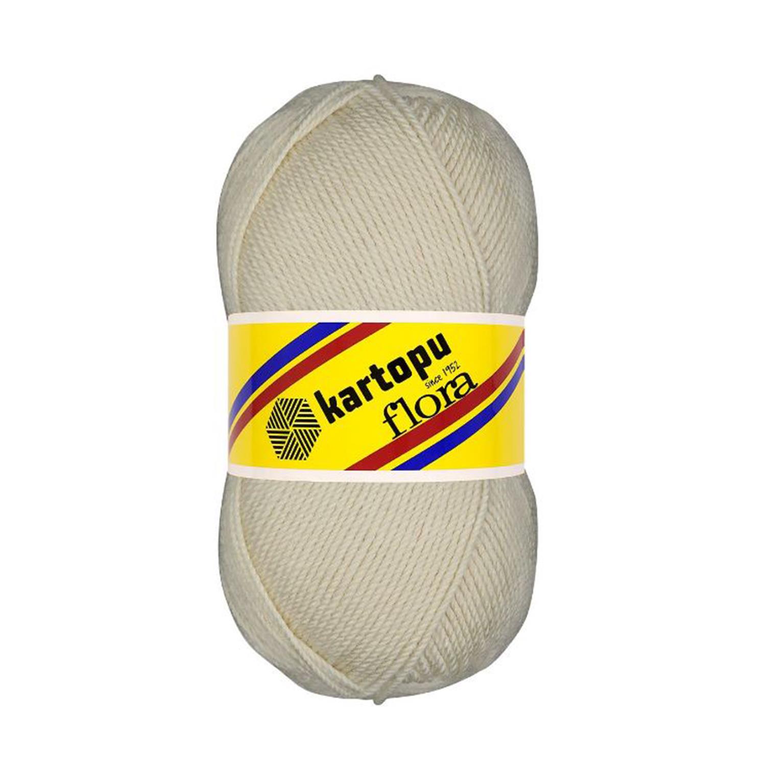 Kartopu Flora K025 Krem 