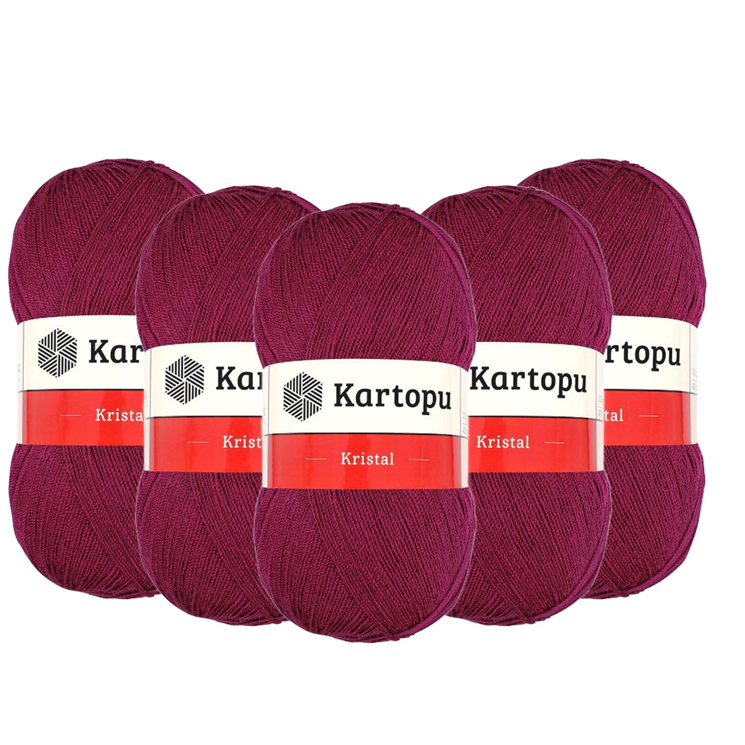 Kartopu Kristal El Örgü İpliği - K1794 Fuşya Pembe   5 Adet