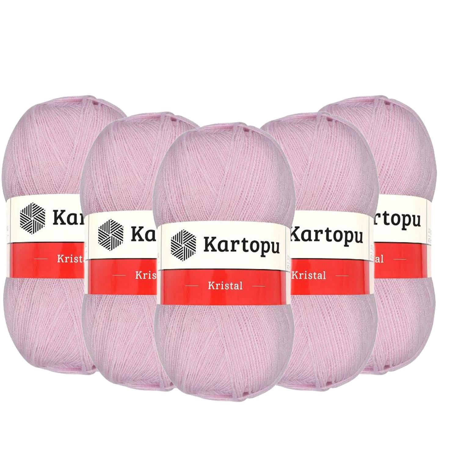 Kartopu Kristal El Örgü İpliği - K699 Pembe   5 Adet
