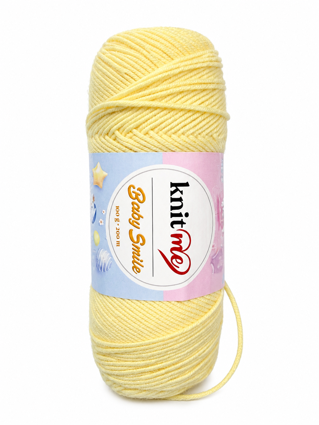 Knit Me Baby Smile El Örgü İpliği 100gr KNS011 Sarı  - 1 ADET