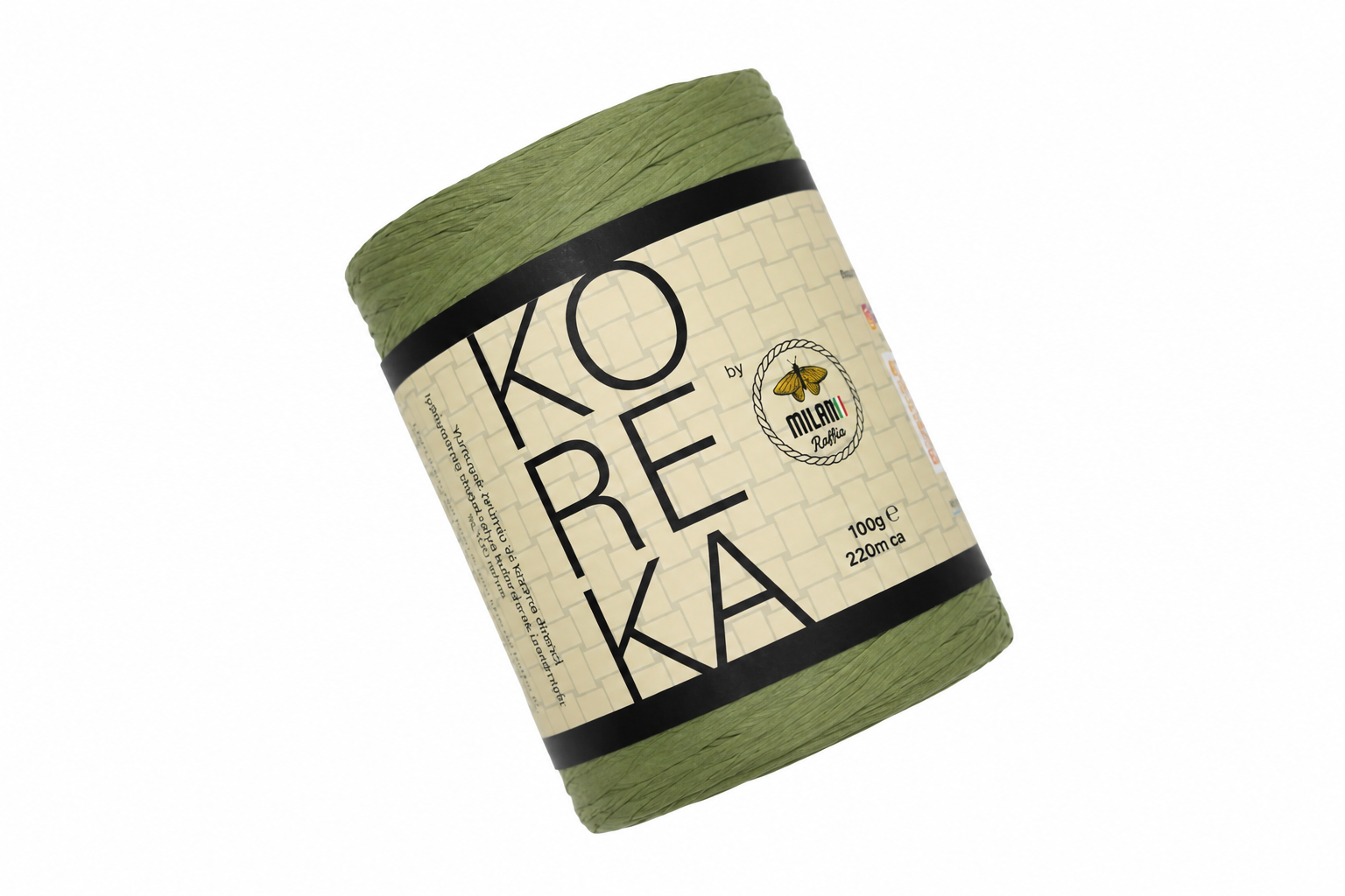 Koreka Rafya İplik 100gr 220mt 85 Açık Haki - 1 ADET