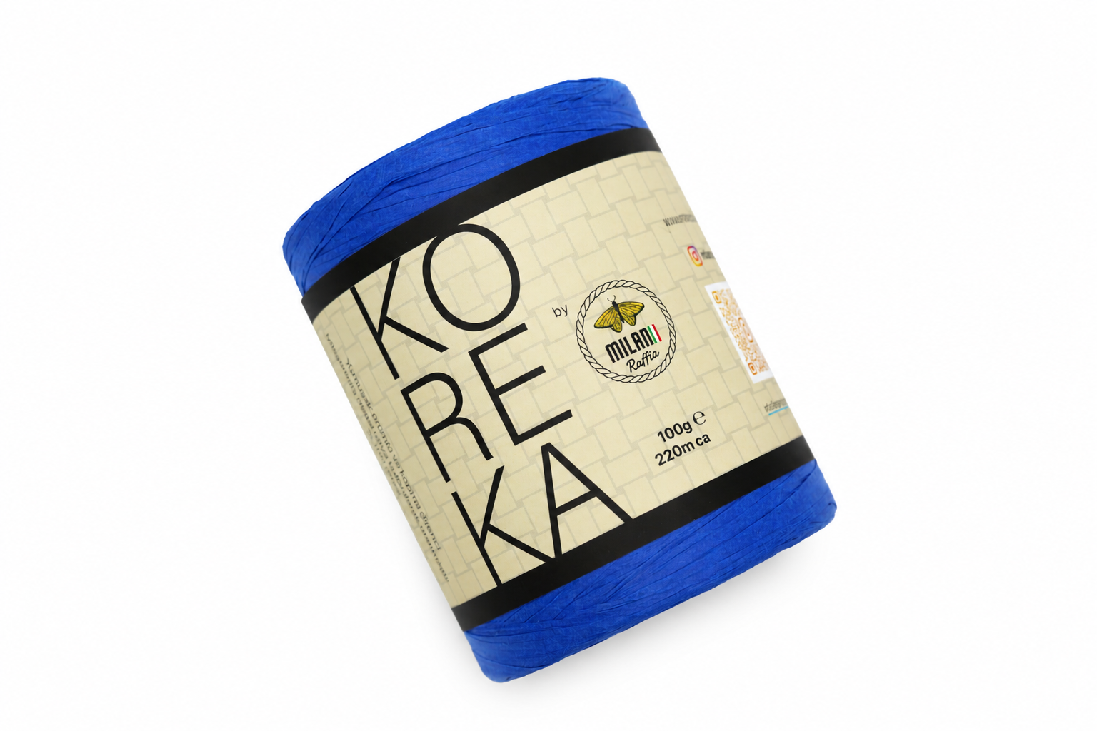 Koreka Rafya İplik 100gr 220mt 87 Saks Mavi - 1 ADET