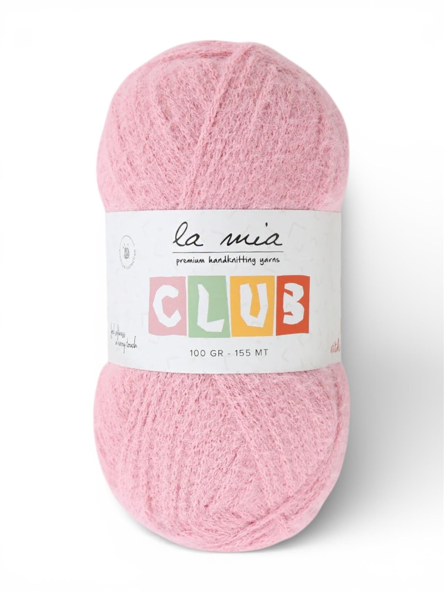 La Mia Club El Örgü İpliği 608 Bebe Pembe  - 1 ADET
