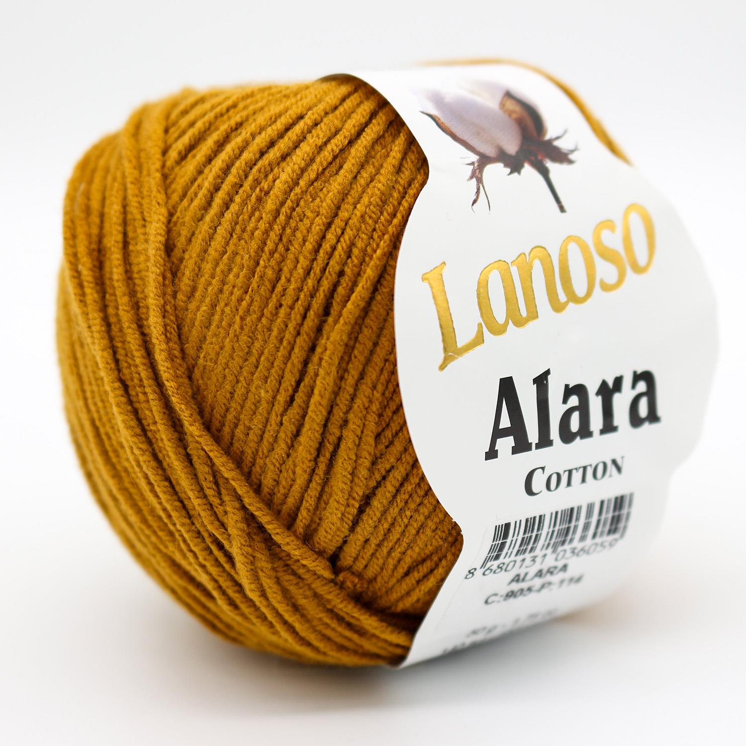 Lanoso Alara/906 Hardal Sarısı/