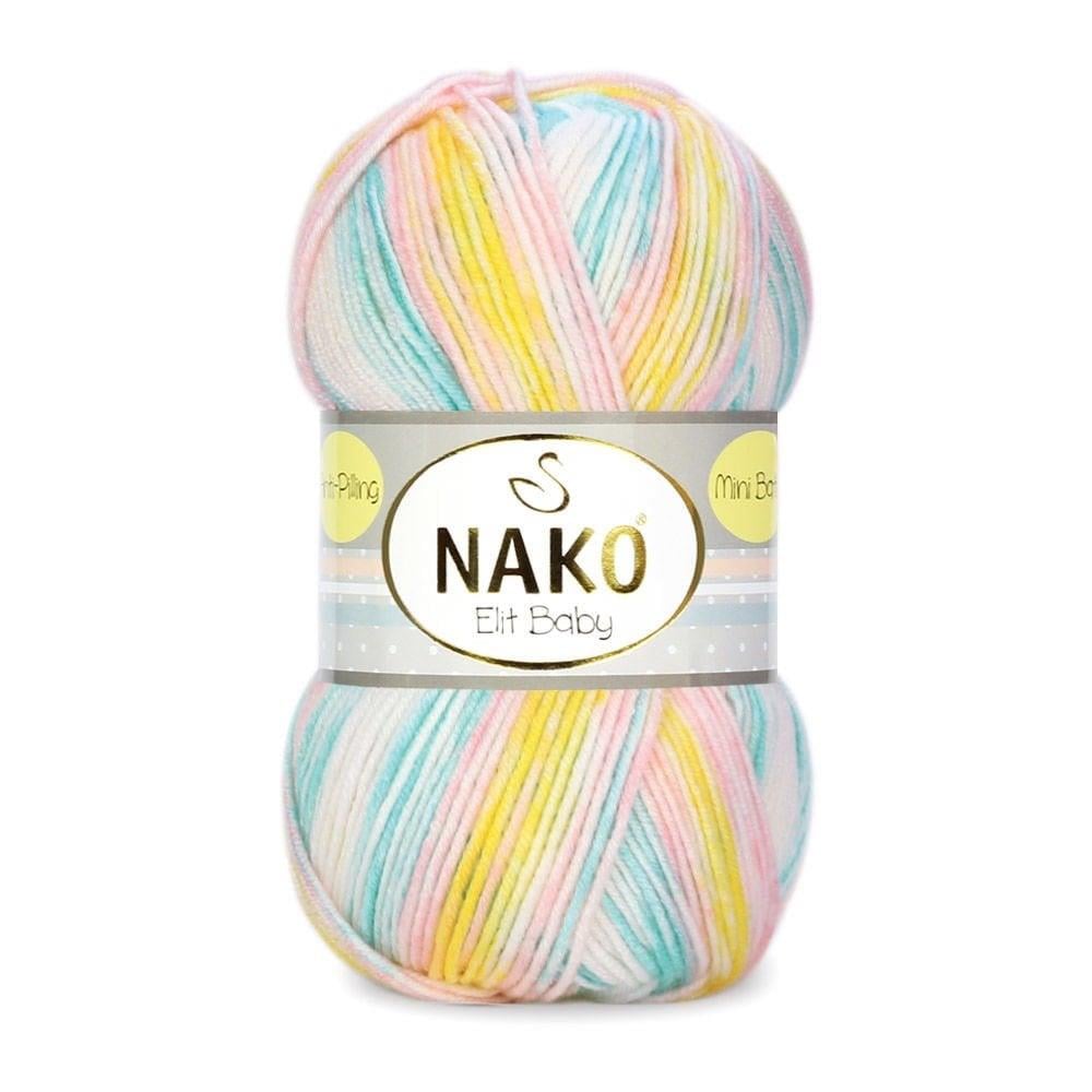 Nako Elit Baby Mini Batik Anti Pilling El Örgü İpliği 32428  - 1 ADET