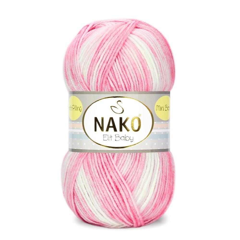 Nako Elit Baby Mini Batik Anti Pilling El Örgü İpliği 32454  - 1 ADET