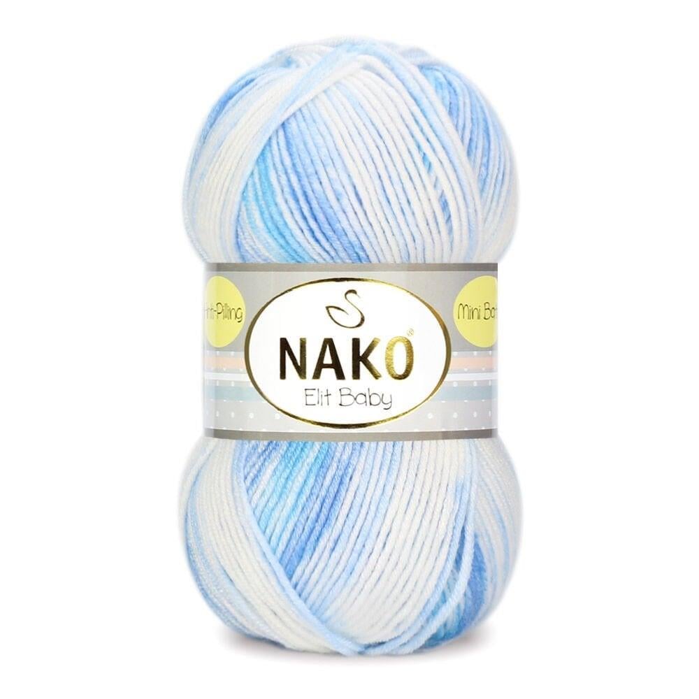 Nako Elit Baby Mini Batik Anti Pilling El Örgü İpliği 32459  - 1 ADET