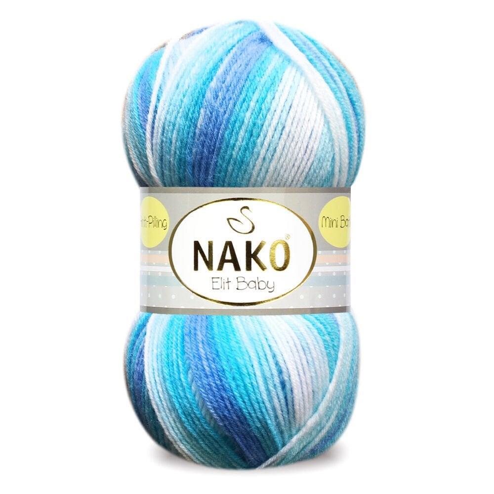 Nako Elit Baby Mini Batik Anti Pilling El Örgü İpliği 32455  - 1 ADET