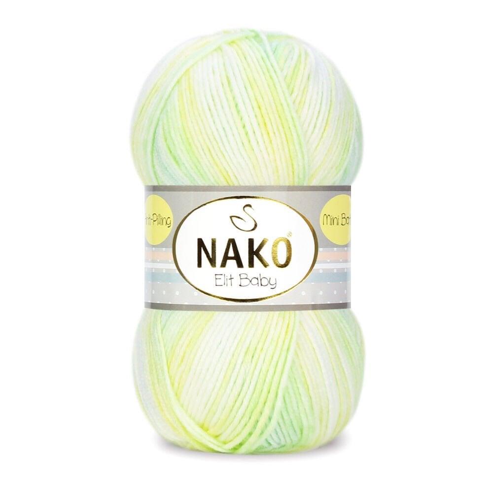 Nako Elit Baby Mini Batik Anti Pilling El Örgü İpliği 32424  - 1 ADET