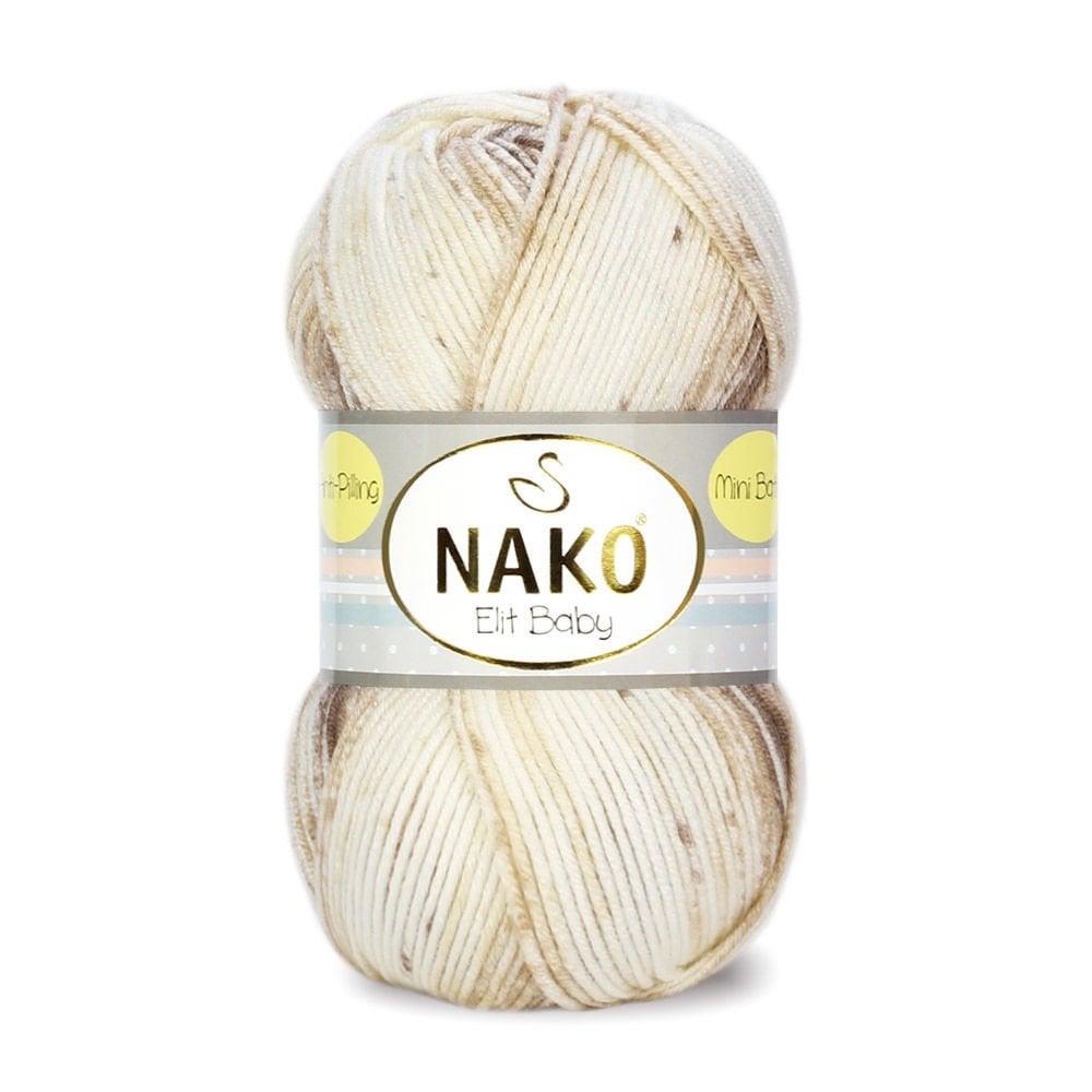 Nako Elit Baby Mini Batik Anti Pilling El Örgü İpliği 32426  - 1 ADET