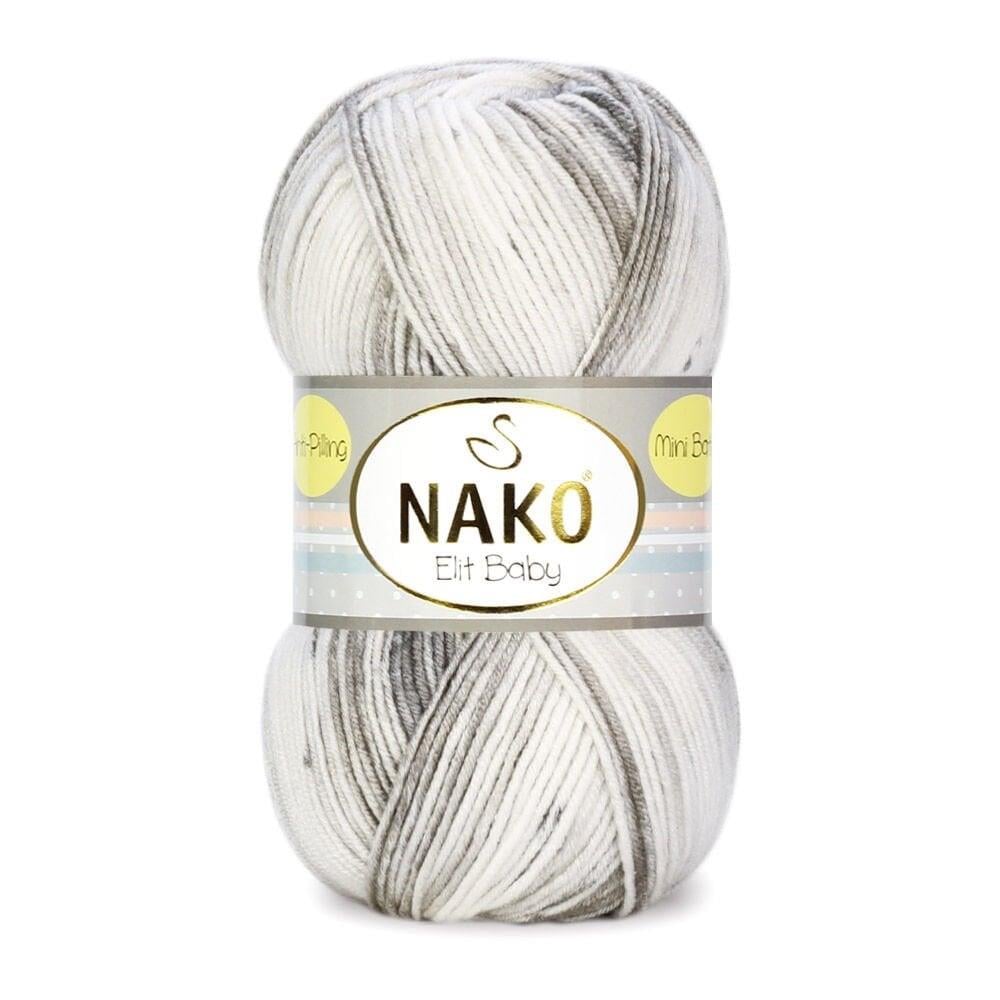 Nako Elit Baby Mini Batik Anti Pilling El Örgü İpliği 32461  - 1 ADET