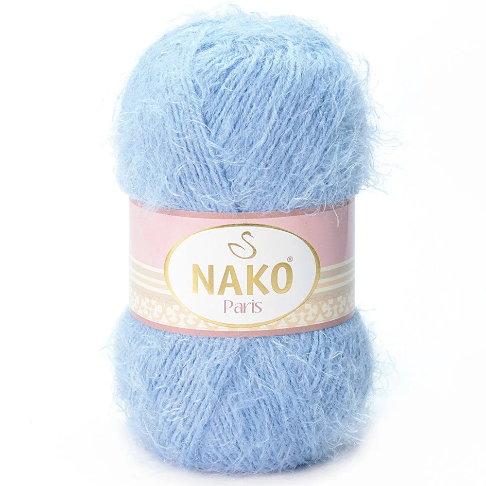 Nako Paris El Örgü İpliği 4129 Mavi  - 1 ADET
