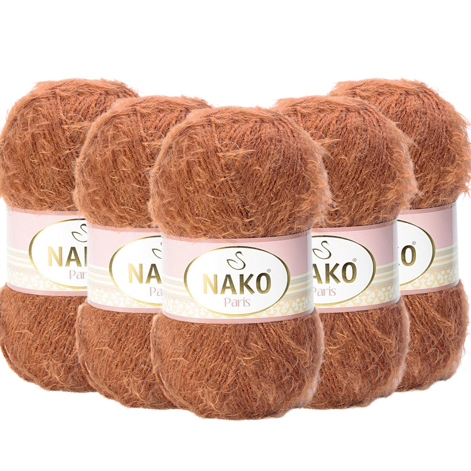 Nako Paris El Örgü İpliği - 5520 Tarçın   5 Adet