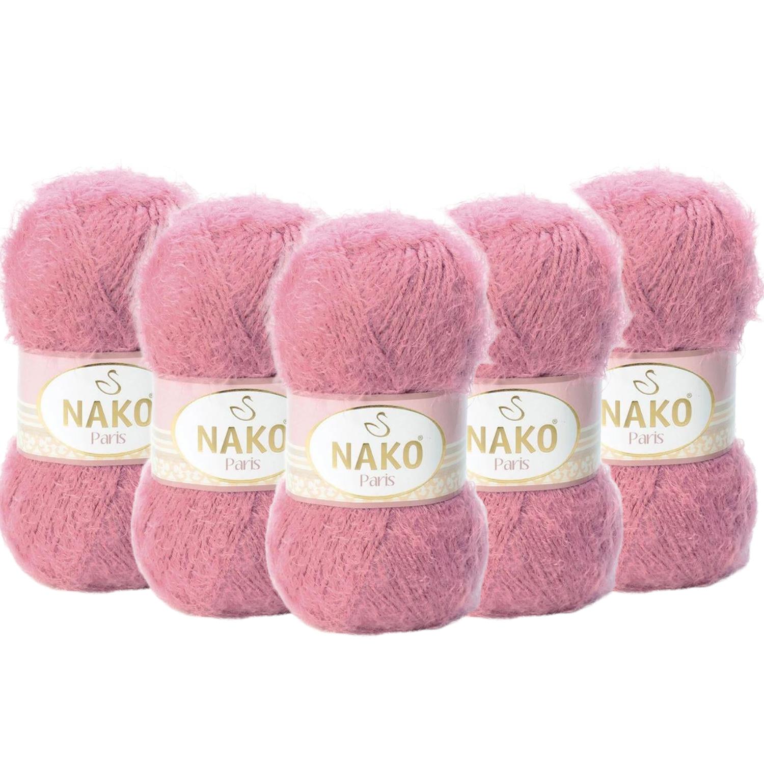 Nako Paris El Örgü İpliği/730 Gül Kurusu/