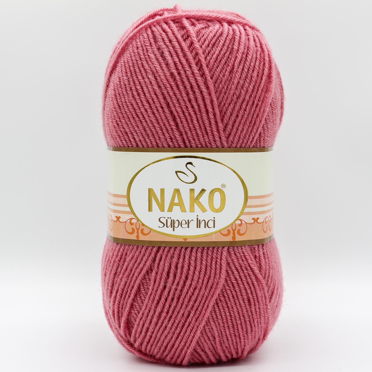 Nako Süper İnci/275 Gül Kurusu/