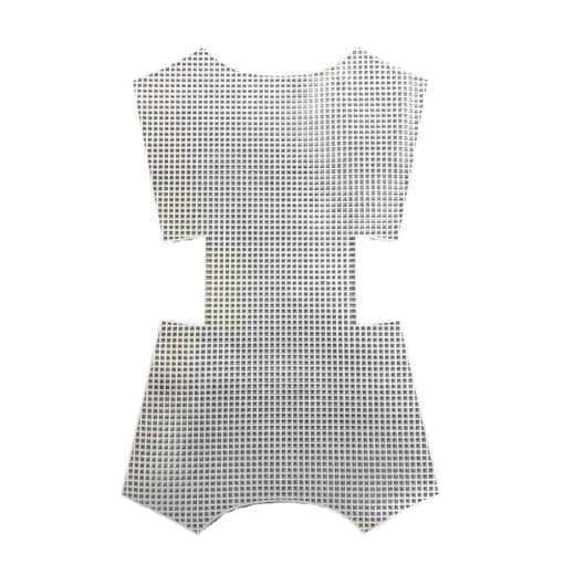 Plastik Çanta Kanvası Kelebek Zara Model [51cmx32cm] - Beyaz