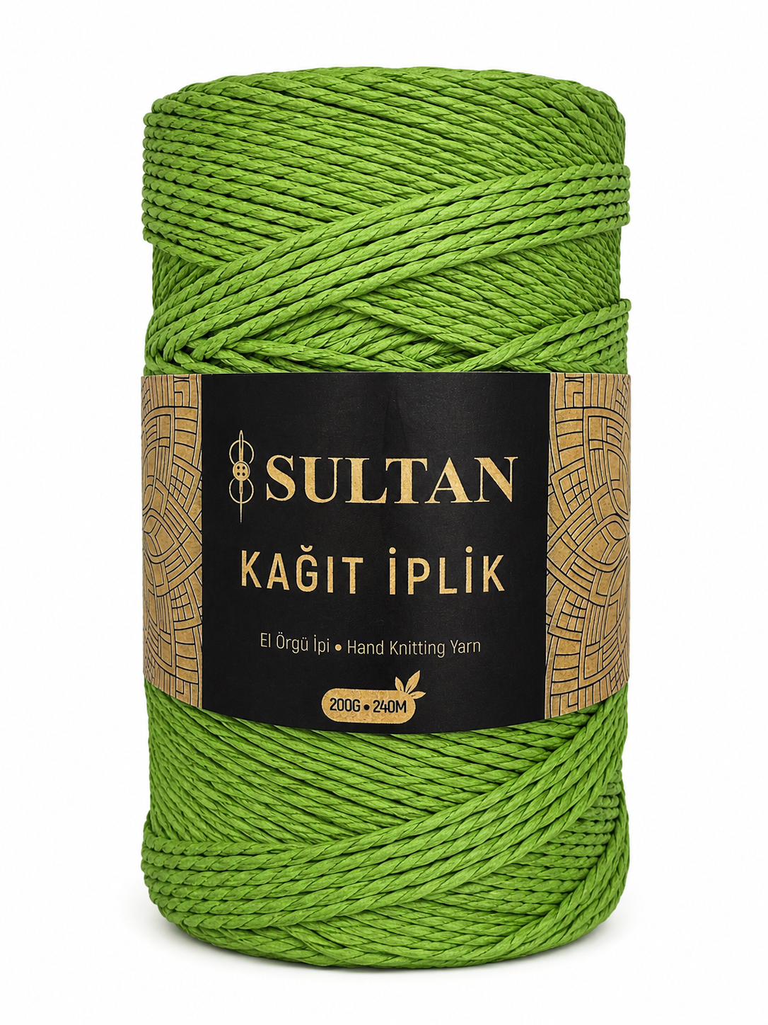 Sultan Kağıt İplik 200gr 240mt 19 Yeşil  - 1 ADET