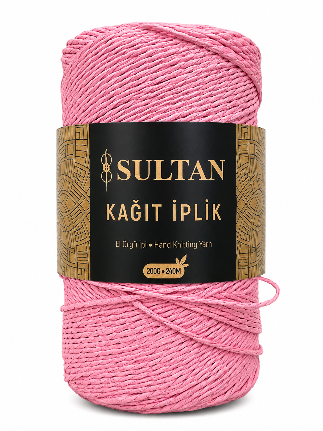 Sultan Kağıt İplik 200gr 240mt 23 Pembe  - 1 ADET