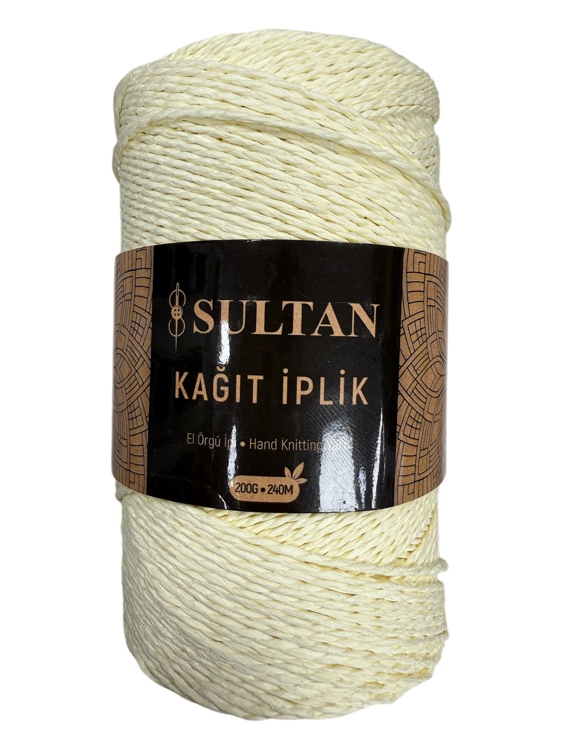 Sultan Kağıt İplik 200gr 240mt 26 Krem  - 1 ADET