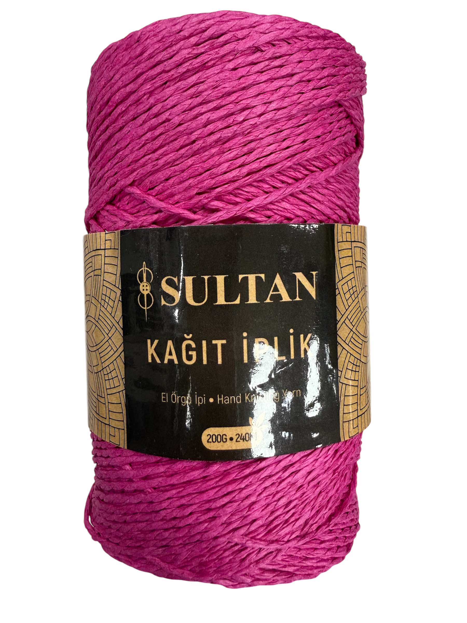 Sultan Kağıt İplik 200gr 240mt 29 Fuşya Pembe  - 1 ADET