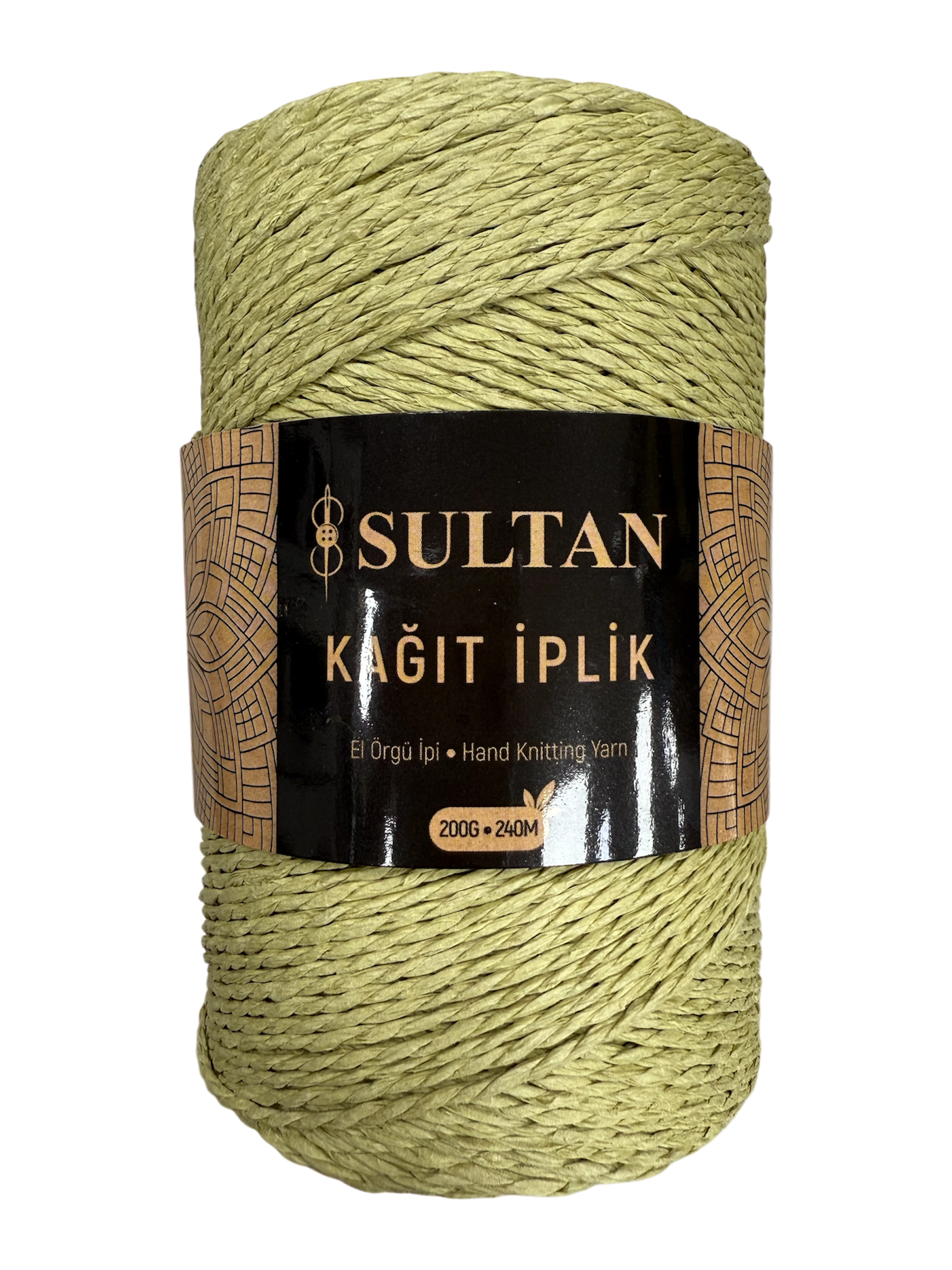 Sultan Kağıt İplik 200gr 240mt 30 Yağ Yeşili  - 1 ADET