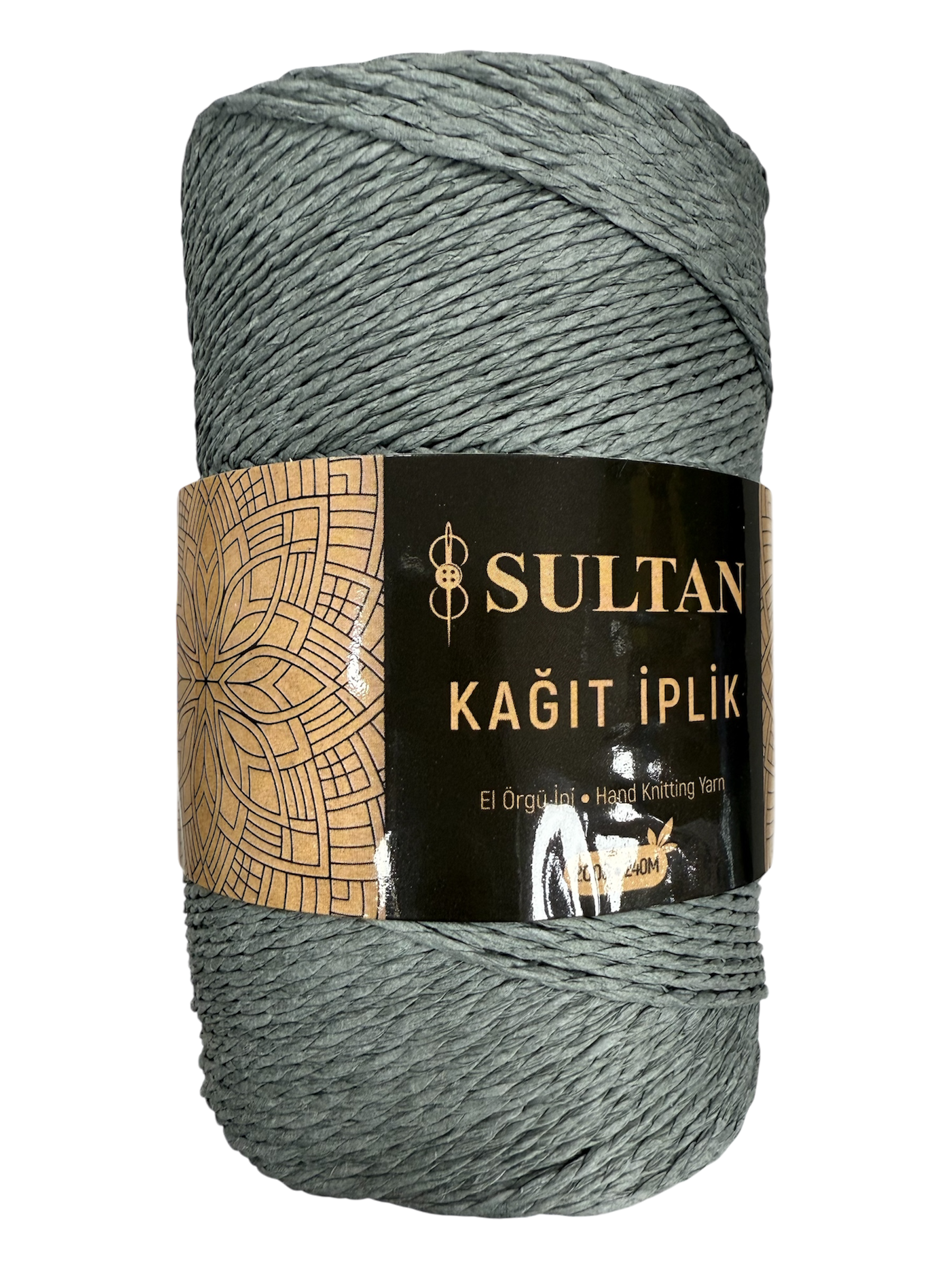 Sultan Kağıt İplik 200gr 240mt 50 Gri  - 1 ADET